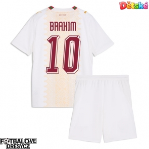 Maroko Brahim Diaz #10 Dětské Venkovní dres komplet MS 2026 Krátký Rukáv (+ trenýrky)